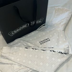 Chrome Hearts Zip Up Hooded Jacket, Small